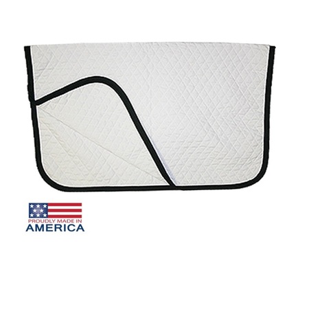 JACKS Baby Saddle Pad WH-WH 9276-WH-WH